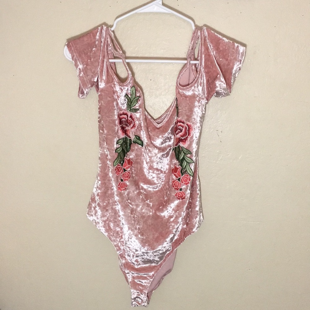 Roses Velvet Bodysuit
